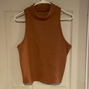 a new day Sleeveless Brown Tank Top